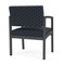 Lesro Lenox Steel Wide Guest Chair Metal Frame, Charcoal, RS Night Sky Upholstery LS1201 - alternate 2